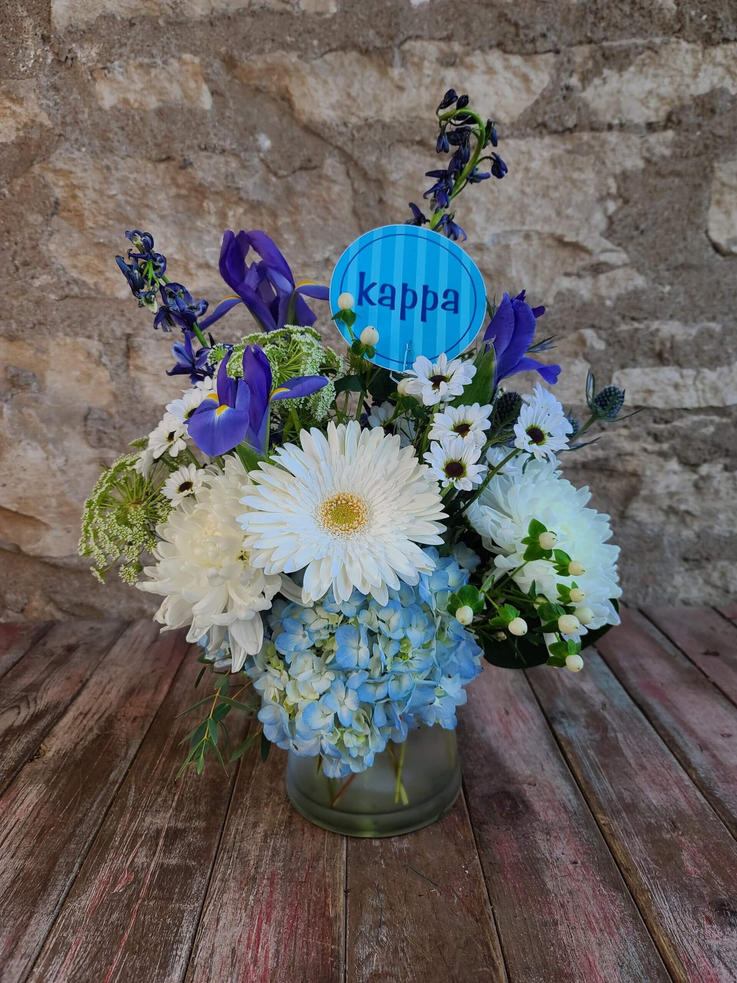 Bid Day Florals in Vase