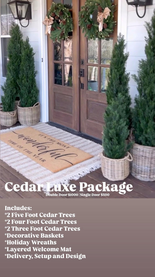 Cedar Luxe Package - double door