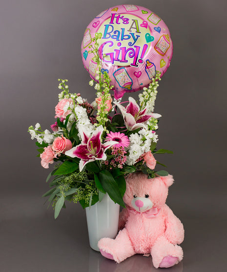 New Baby Arrangement Deluxe